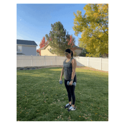 Forward Lunge Up Row.gif