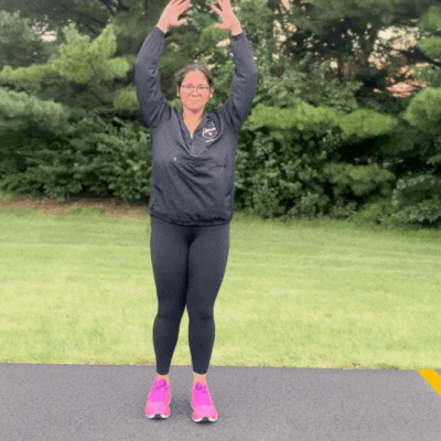 Knee Drive - Arm chop.gif